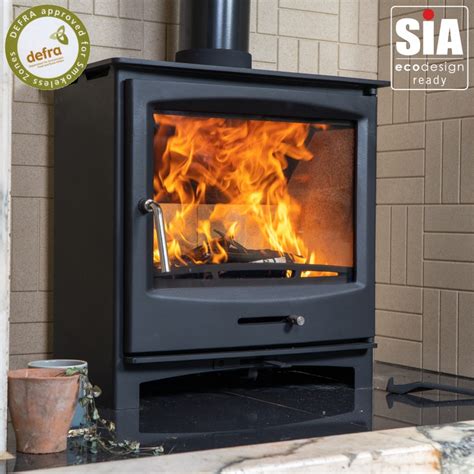 Gazco Huntingdon 20 Conventional Flue <b>Stove</b>. . Multi fuel stove with hot plate